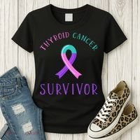 Thyroid Cancer Survivor Women's T-Shirt thumb 3