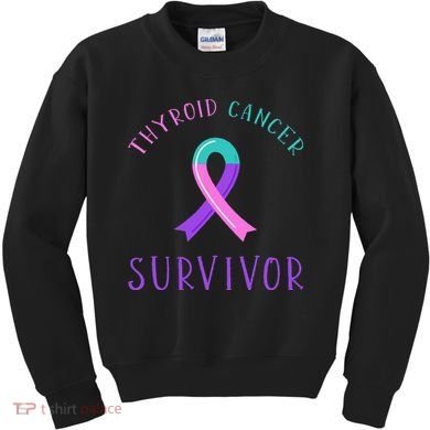 Thyroid Cancer Survivor Kids Sweatshirt