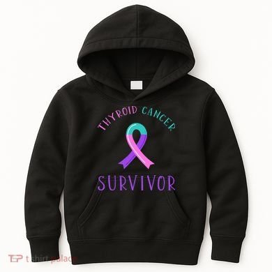 Thyroid Cancer Survivor Kids Hoodie