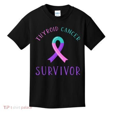Thyroid Cancer Survivor Kids T-Shirt