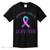 Thyroid Cancer Survivor Kids T-Shirt thumb 0