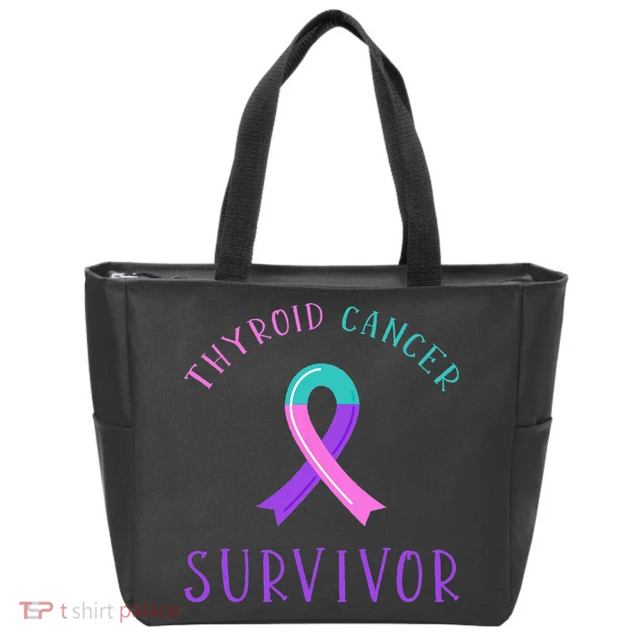 Thyroid Cancer Survivor Tote Bag