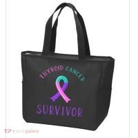 Thyroid Cancer Survivor Tote Bag thumb 3
