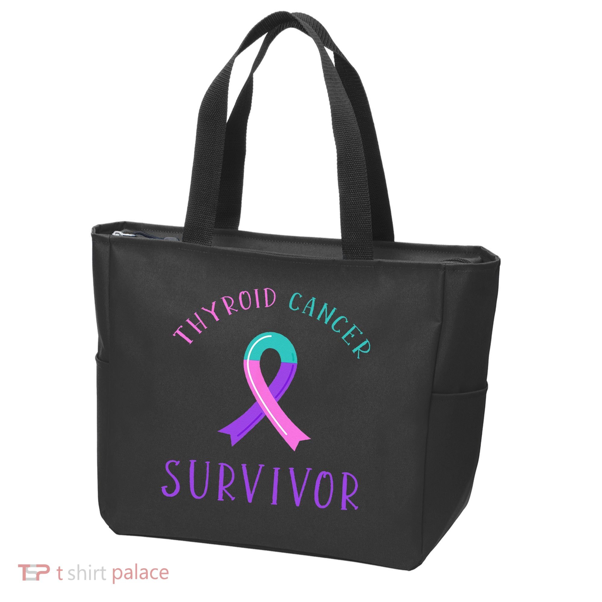 Thyroid Cancer Survivor Tote Bag