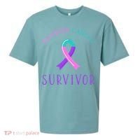 Thyroid Cancer Survivor Sueded Cloud Jersey T-Shirt thumb 0
