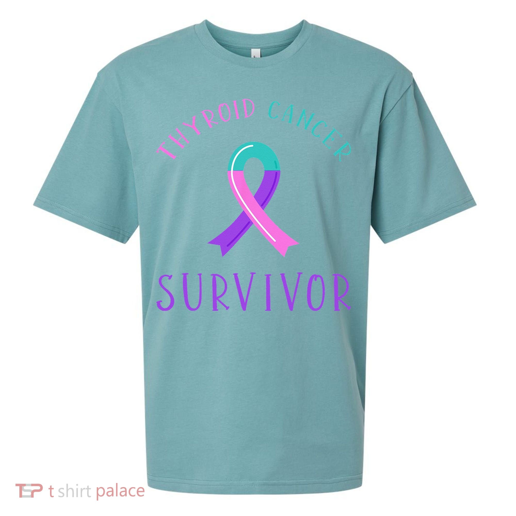 Thyroid Cancer Survivor Sueded Cloud Jersey T-Shirt