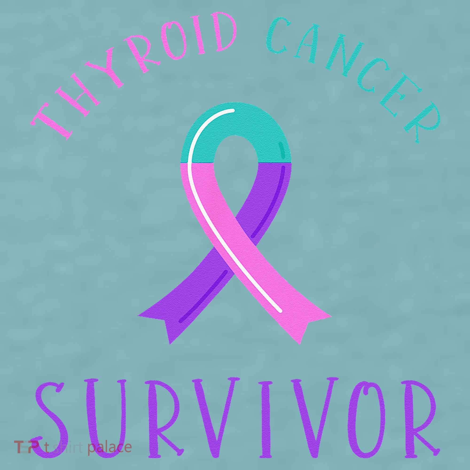 Thyroid Cancer Survivor Sueded Cloud Jersey T-Shirt