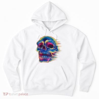 Trippy Colorful Skull Hoodie