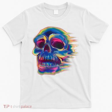Trippy Colorful Skull T-Shirt