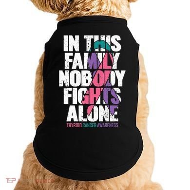 Thyroid Cancer Support Family Thyroid Cancer Awareness Doggie Tank