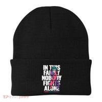 Thyroid Cancer Support Family Thyroid Cancer Awareness Beanie thumb 0