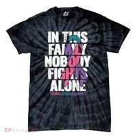 Thyroid Cancer Support Family Thyroid Cancer Awareness Tie-Dye T-Shirt thumb 0
