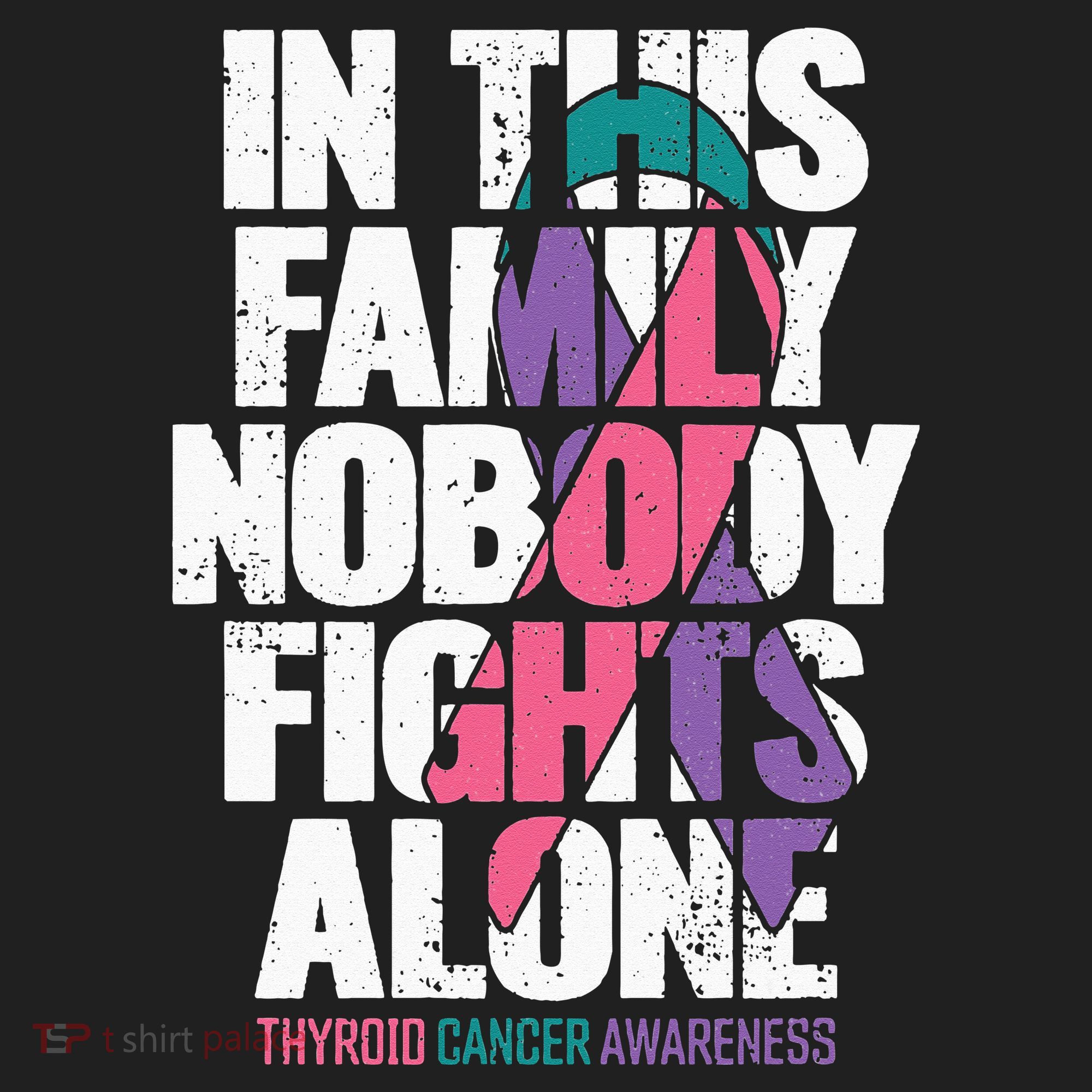 Thyroid Cancer Support Family Thyroid Cancer Awareness Golf Towel