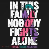Thyroid Cancer Support Family Thyroid Cancer Awareness Cropped Pullover Crew thumb 4