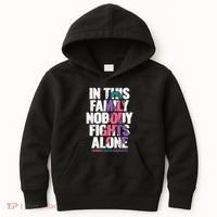 Thyroid Cancer Support Family Thyroid Cancer Awareness Kids Hoodie thumb 0