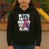Thyroid Cancer Support Family Thyroid Cancer Awareness Kids Hoodie thumb 3