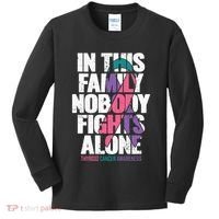 Thyroid Cancer Support Family Thyroid Cancer Awareness Kids Long Sleeve Shirt thumb 0