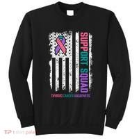 Thyroid Cancer Support Squad Thyroid Cancer Awareness Sweatshirt thumb 0