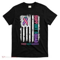 Thyroid Cancer Support Squad Thyroid Cancer Awareness T-Shirt thumb 0