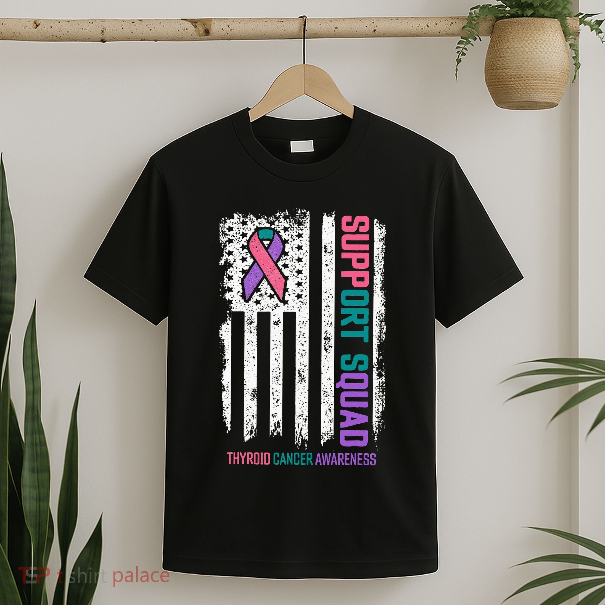Thyroid Cancer Support Squad Thyroid Cancer Awareness T-Shirt