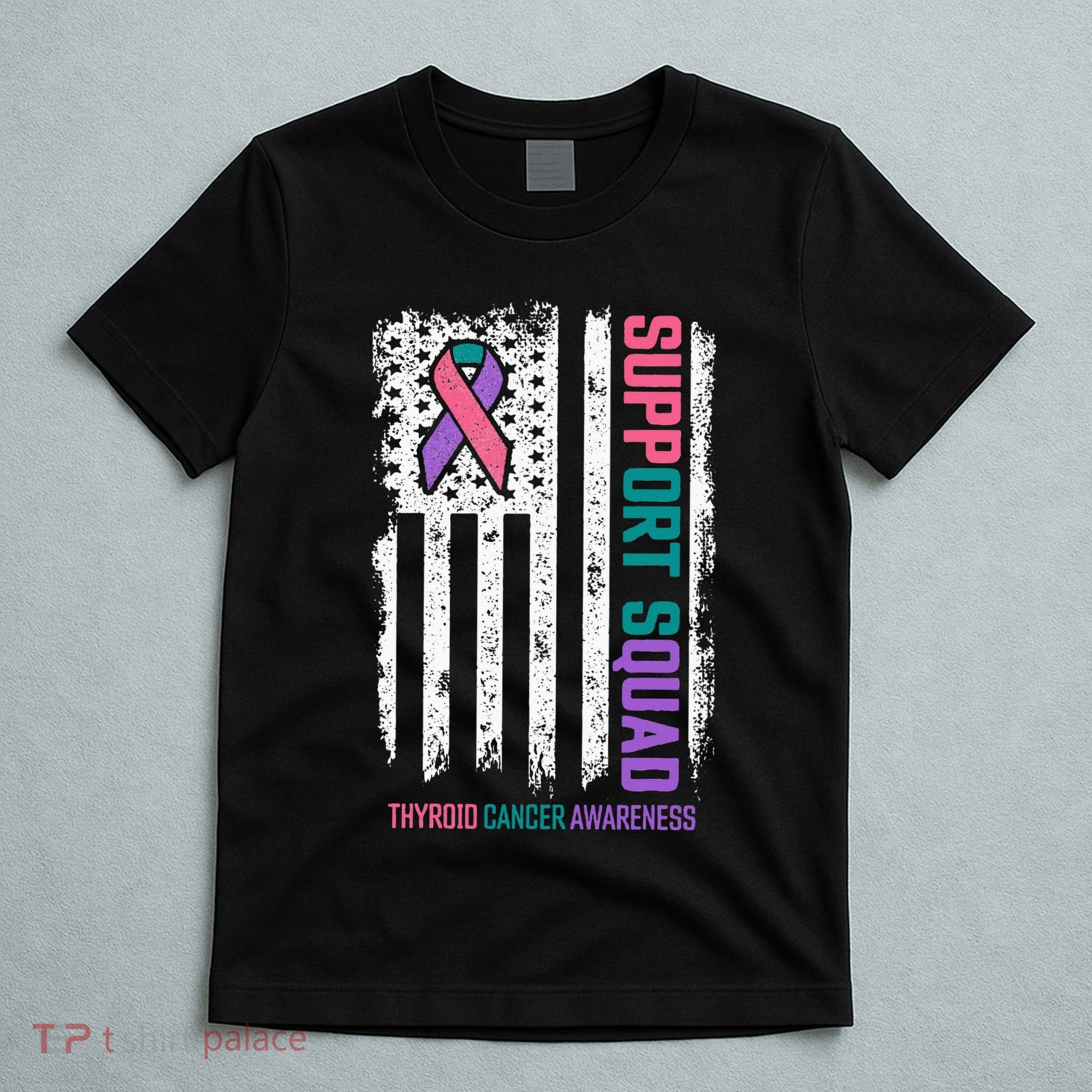 Thyroid Cancer Support Squad Thyroid Cancer Awareness T-Shirt