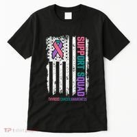 Thyroid Cancer Support Squad Thyroid Cancer Awareness Tall T-Shirt thumb 0