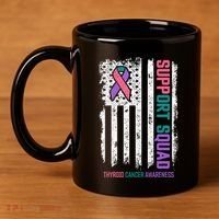 Thyroid Cancer Support Squad Thyroid Cancer Awareness 11oz C Handle Ceramic Mug thumb 4