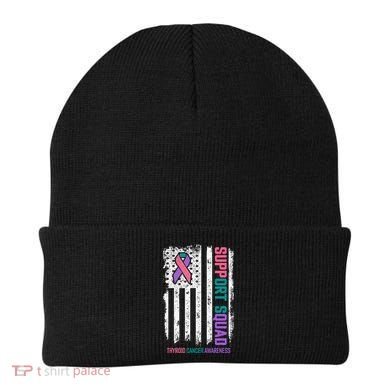 Thyroid Cancer Support Squad Thyroid Cancer Awareness Beanie