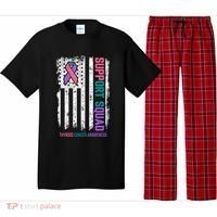 Thyroid Cancer Support Squad Thyroid Cancer Awareness Pajama Set thumb 0