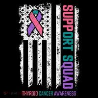 Thyroid Cancer Support Squad Thyroid Cancer Awareness Women's Hoodie thumb 2