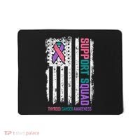 Thyroid Cancer Support Squad Thyroid Cancer Awareness Mousepad thumb 0