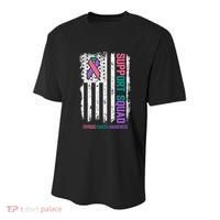 Thyroid Cancer Support Squad Thyroid Cancer Awareness Youth Performance Sprint T-Shirt thumb 0