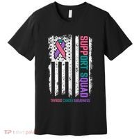 Thyroid Cancer Support Squad Thyroid Cancer Awareness Premium T-Shirt thumb 0