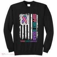 Thyroid Cancer Support Squad Thyroid Cancer Awareness Tall Sweatshirt thumb 0