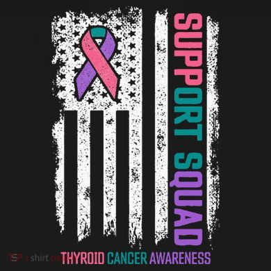 Thyroid Cancer Support Squad Thyroid Cancer Awareness Tall Sweatshirt