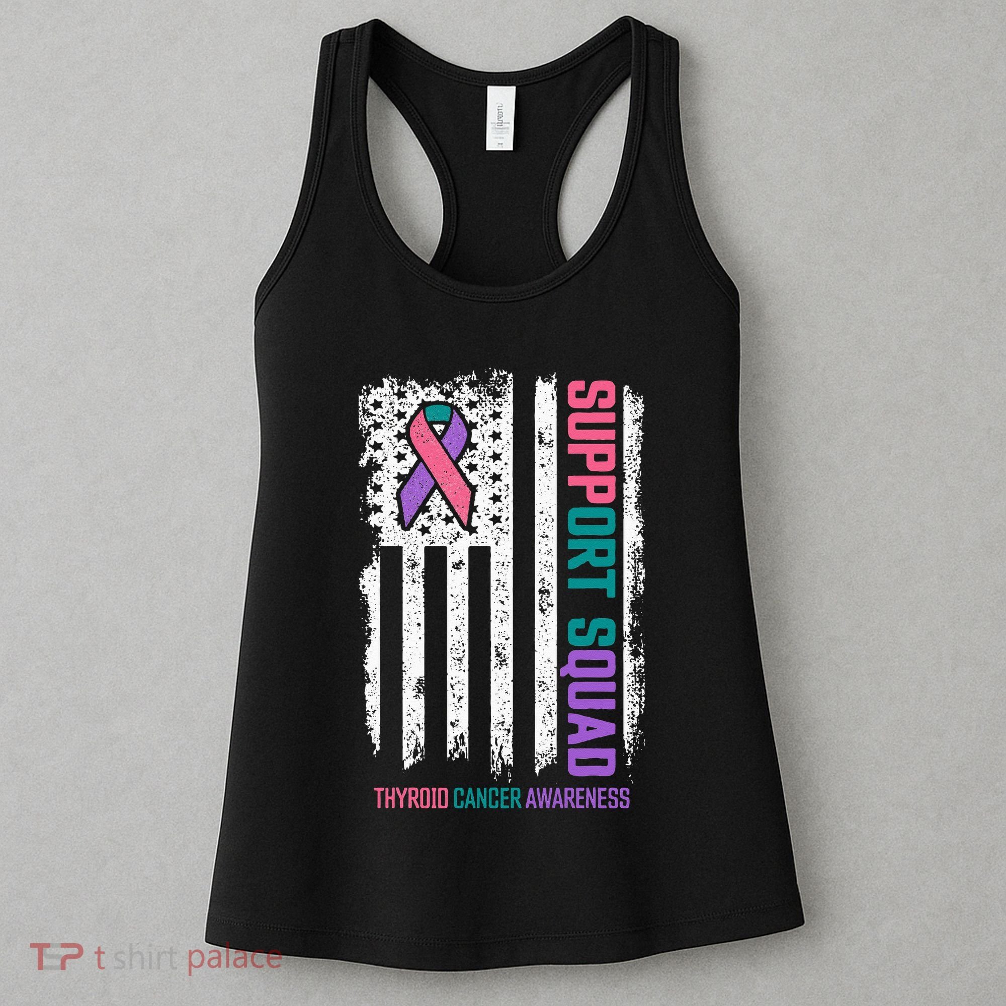 Thyroid Cancer Support Squad Thyroid Cancer Awareness Women's Tank Top