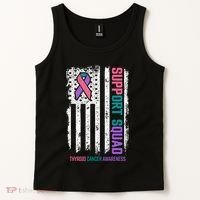 Thyroid Cancer Support Squad Thyroid Cancer Awareness Tank Top thumb 2