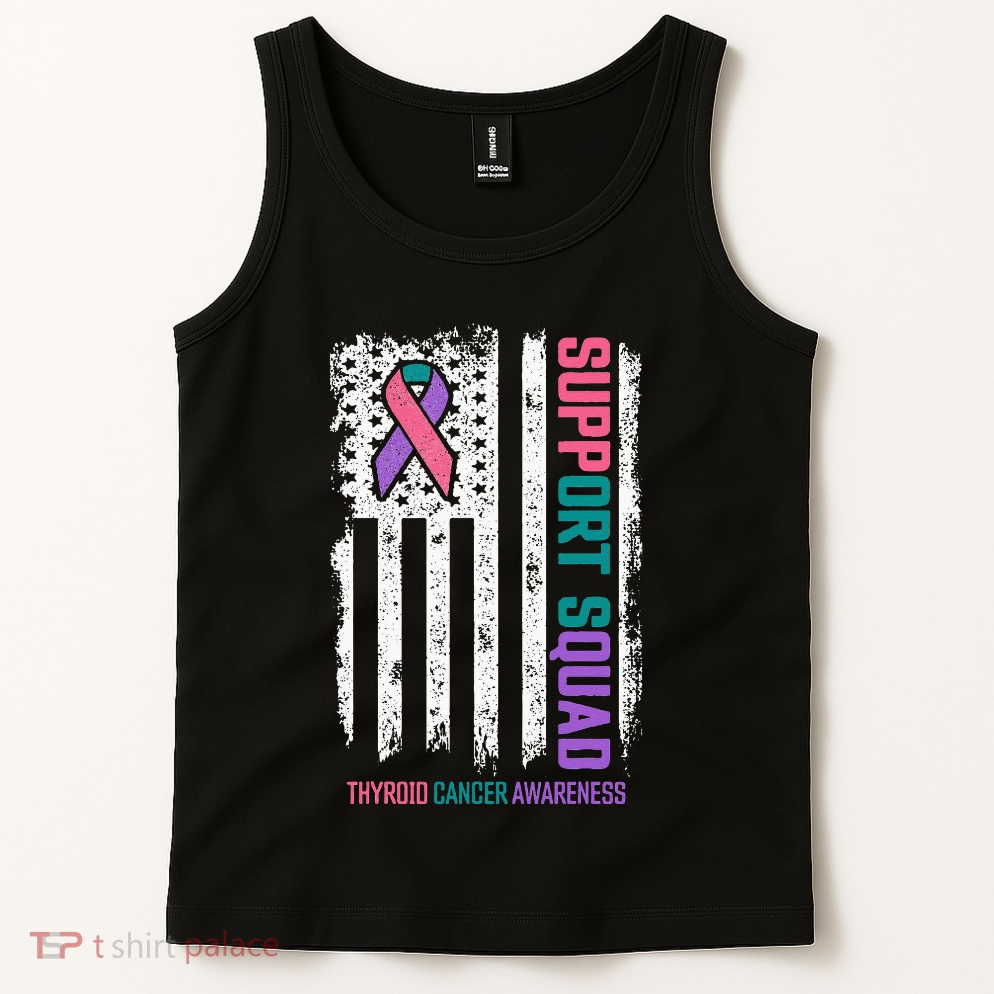 Thyroid Cancer Support Squad Thyroid Cancer Awareness Tank Top