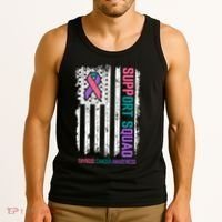 Thyroid Cancer Support Squad Thyroid Cancer Awareness Tank Top thumb 3