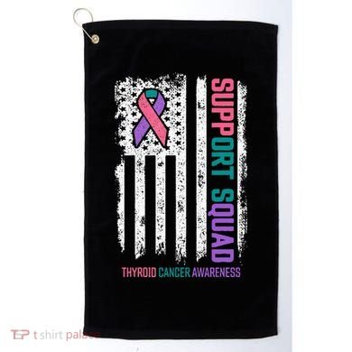 Thyroid Cancer Support Squad Thyroid Cancer Awareness Golf Towel
