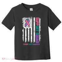 Thyroid Cancer Support Squad Thyroid Cancer Awareness Toddler T-Shirt thumb 0