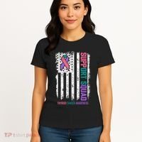 Thyroid Cancer Support Squad Thyroid Cancer Awareness Women's T-Shirt thumb 4