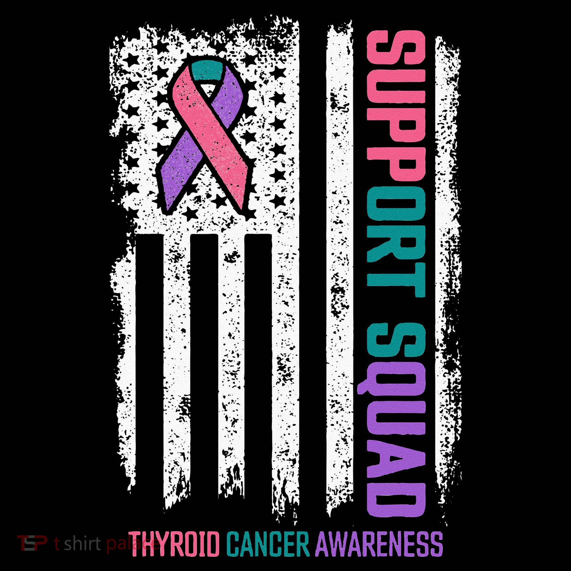 Thyroid Cancer Support Squad Thyroid Cancer Awareness Women's T-Shirt