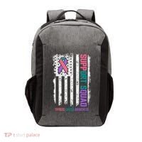 Thyroid Cancer Support Squad Thyroid Cancer Awareness Vector Backpack thumb 0