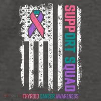 Thyroid Cancer Support Squad Thyroid Cancer Awareness Vector Backpack thumb 2