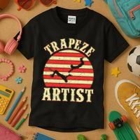 Trapeze Circus S Trapeze Artist Costume Kids T-Shirt thumb 3