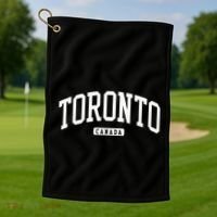 Toronto Canada Style Golf Towel thumb 1