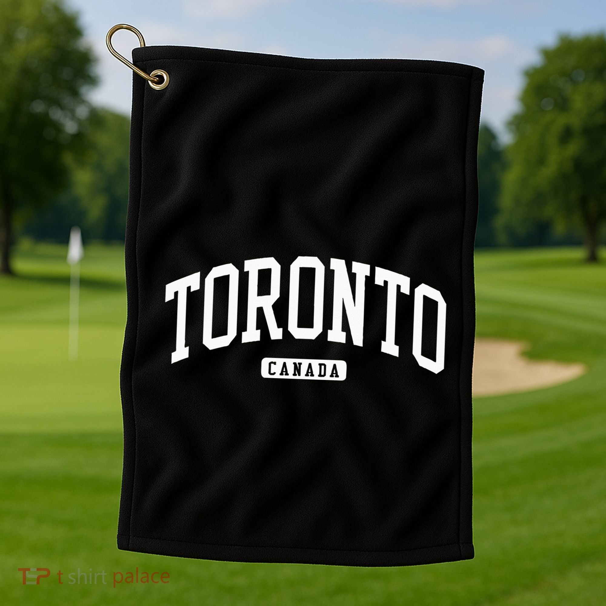 Toronto Canada Style Golf Towel