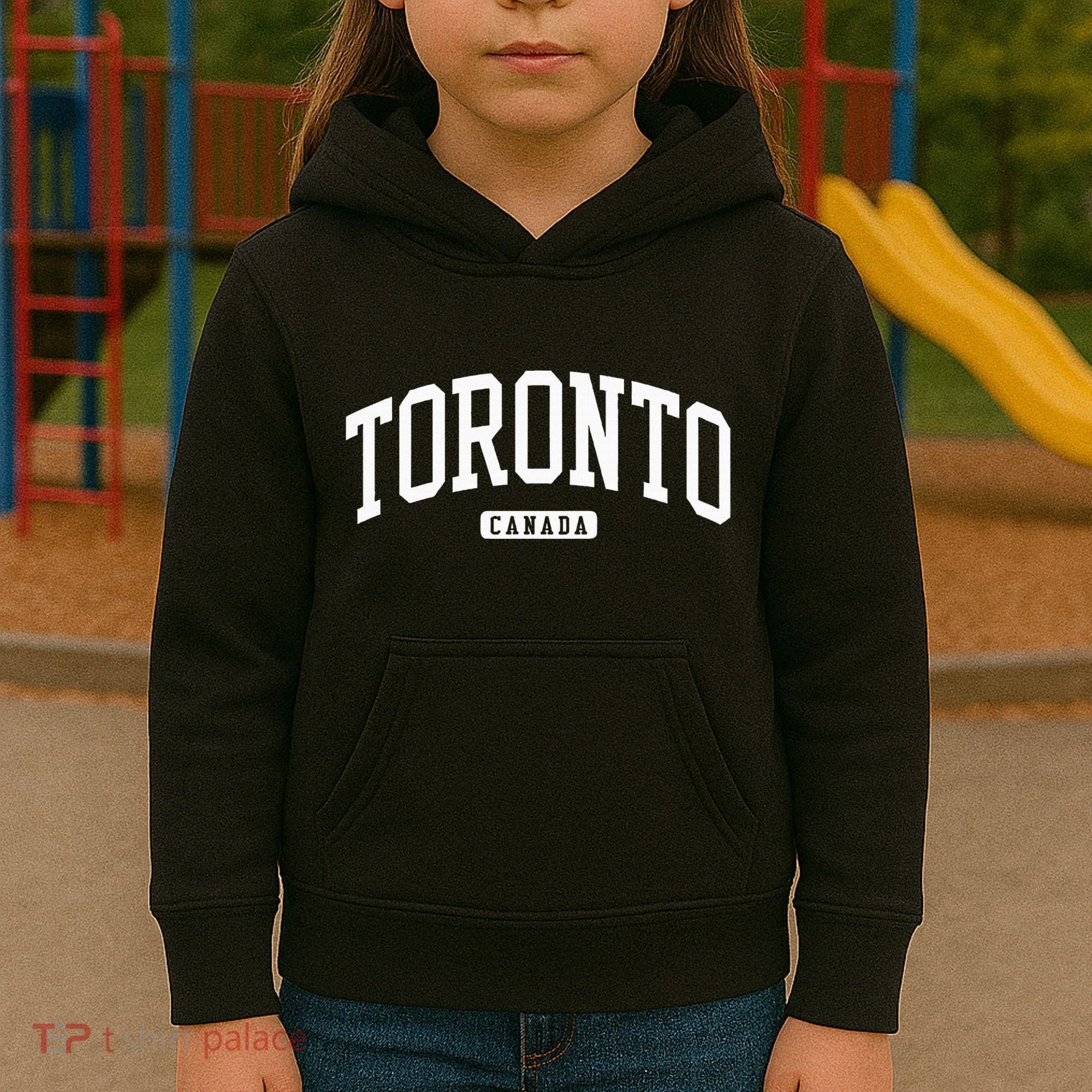 Toronto Canada Style Kids Hoodie