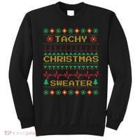 Tachy Christmas Sweater Funny Medical Cardiac Icu Nurse Ugly Sweatshirt thumb 0
